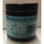 BODY SALT SCRUB - TINGLY MINT 350GRMS