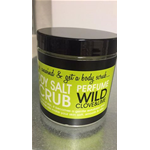 BODY SALT SCRUB - CLOVE & LIME 350GRMS